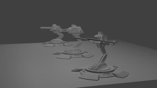 Rigged S.M.A.R.T Turrets preview image